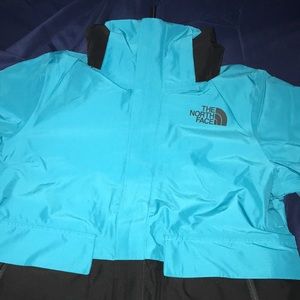 North face coat and jacket at the same time